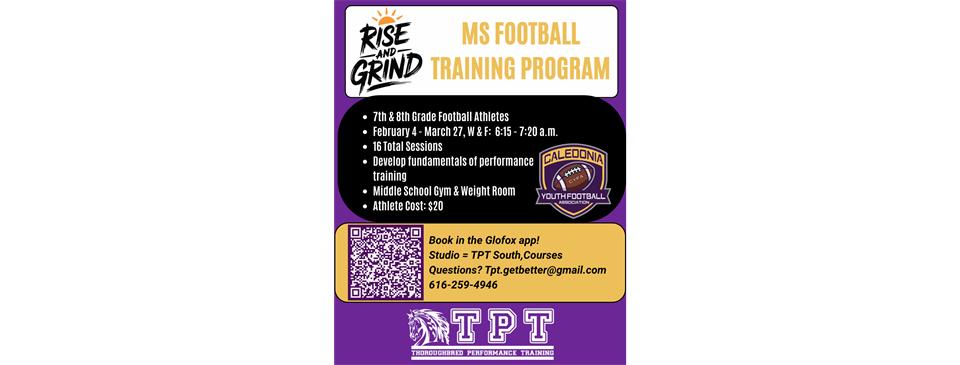 Middle School Football Training Program